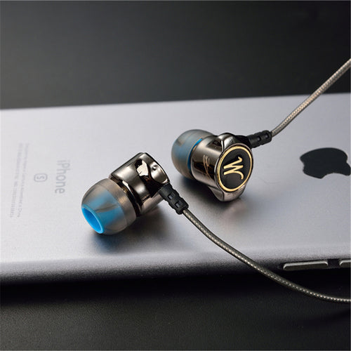Heavy Bass Metal In-Ear Headphones with Microphone