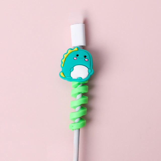 Cartoon Spiral USB Cable Protector and Organizer Bobbin